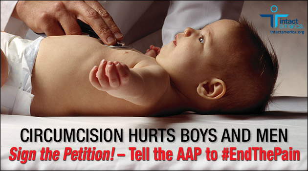 AAP told to cut their hypocrisy, not baby boy penises.