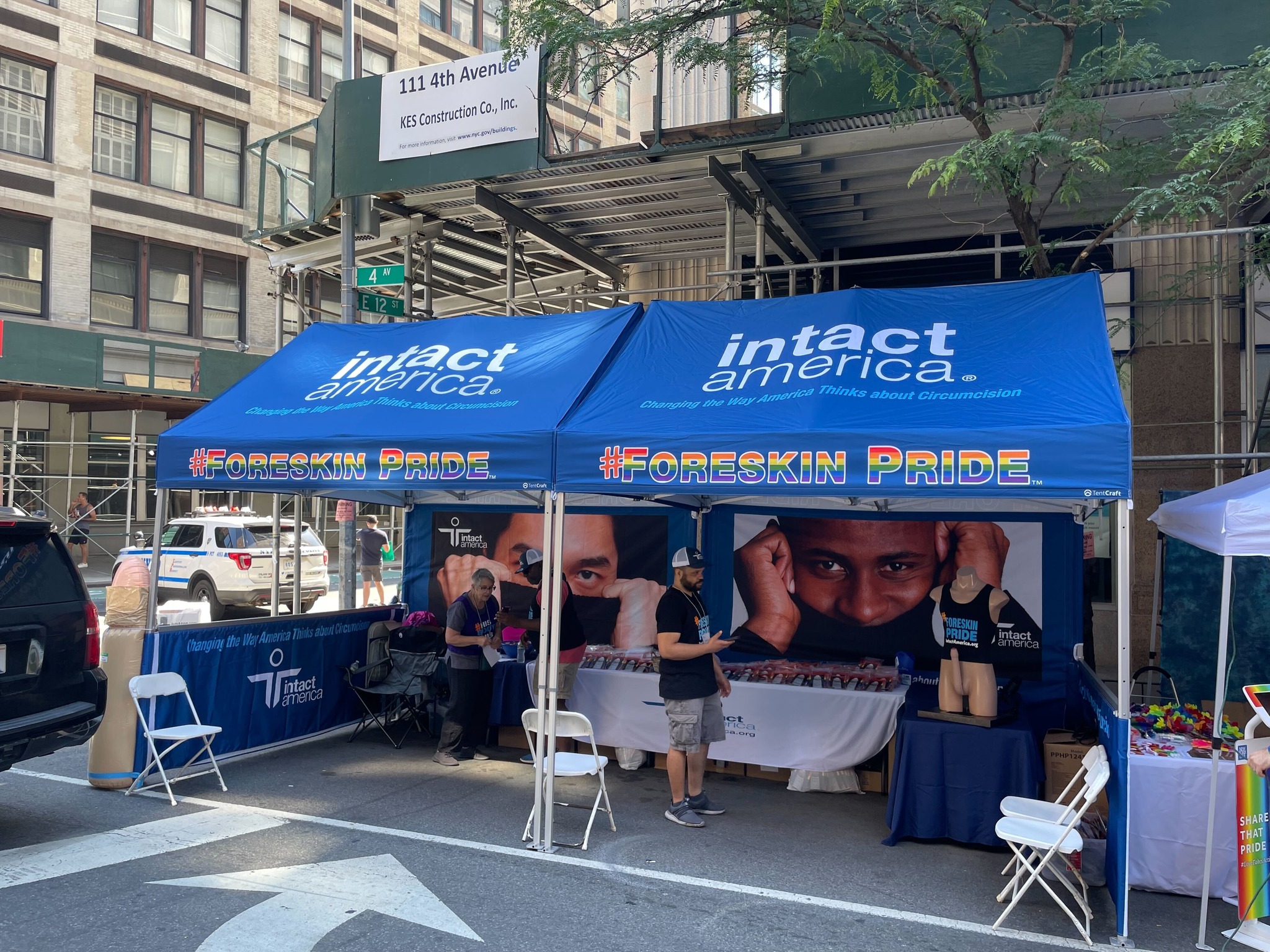 New 10x20 foot popup tent for NYC Pridefest