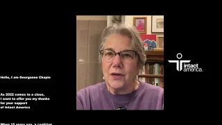 Intact America 2023 New Year's Message from Founding Executive Director, Georganne Chapin